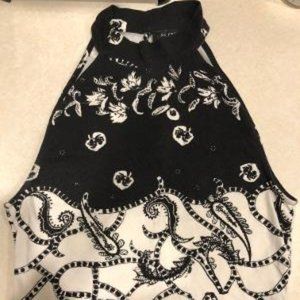 PacSun Black and White Crop Top